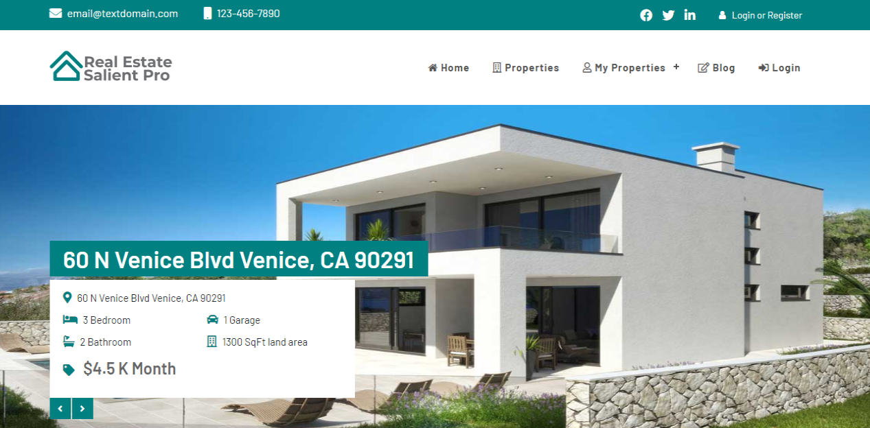 Real Estate - Best Free Home Rental and Property WordPress Themes