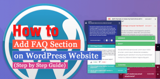 How to Add FAQ section on WordPress website? (Step by Step Guide)