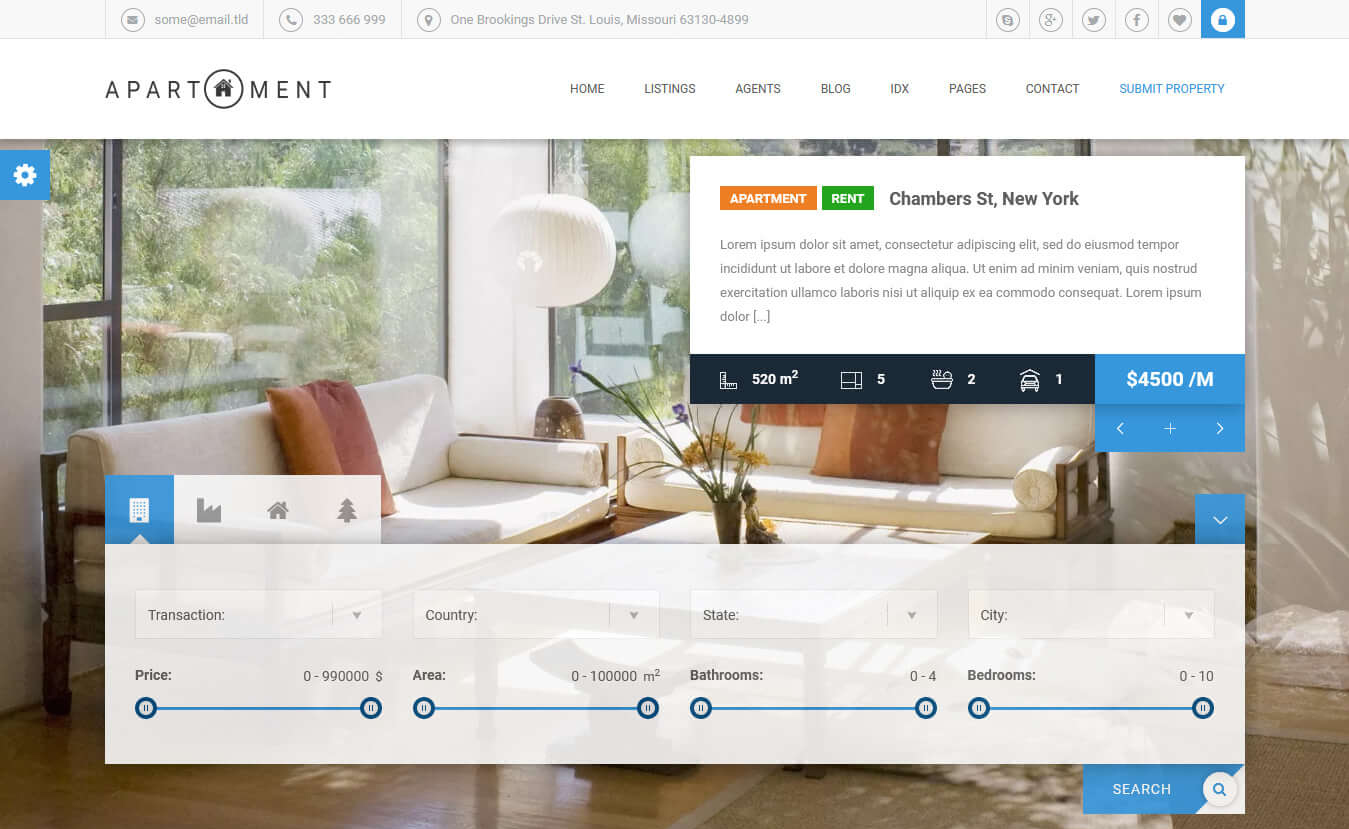 10+ Best Premium Home Rental and Property WordPress Themes