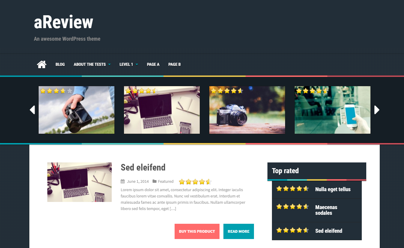 10+ Best Free Review WordPress Themes