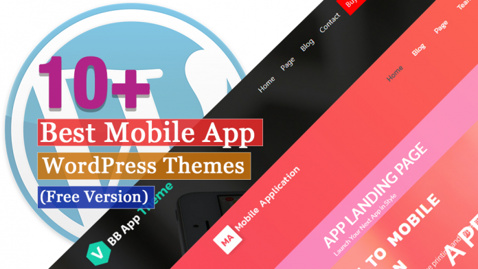 Best Free Mobile App WordPress Themes