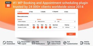 Bookly Pro – Appointment Booking and Scheduling Software System