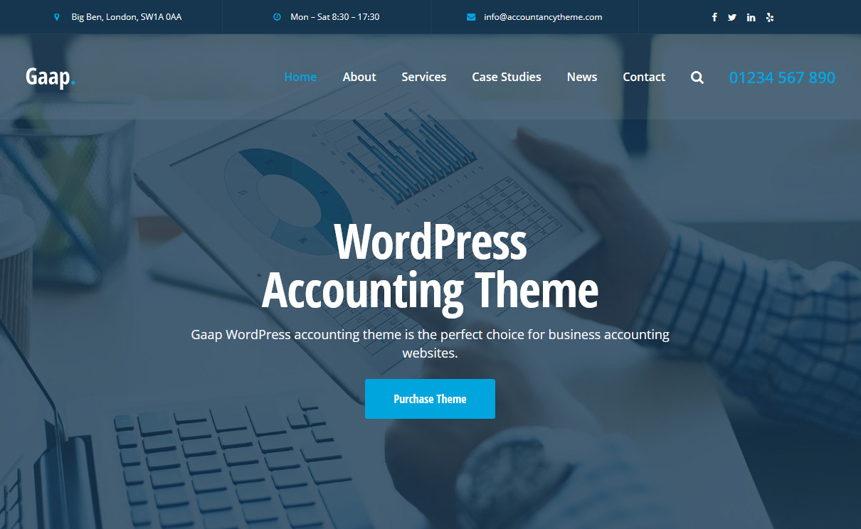 10+ Best Premium Accounting WordPress Themes