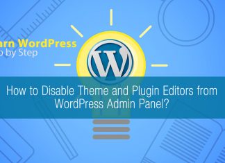 How to Disable Theme and Plugin Editors from WordPress Admin Panel