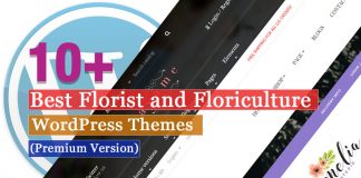 Best Premium Florist and Floriculture WordPress Themes