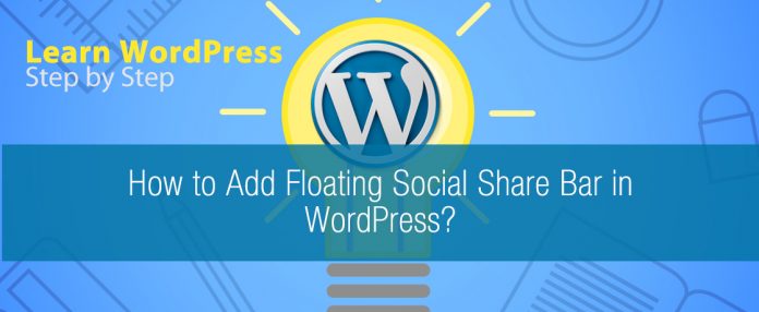 How to Add Floating Social Share Bar in WordPress