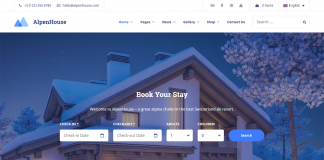 Alpenhouse - Hotel Booking WordPress Theme
