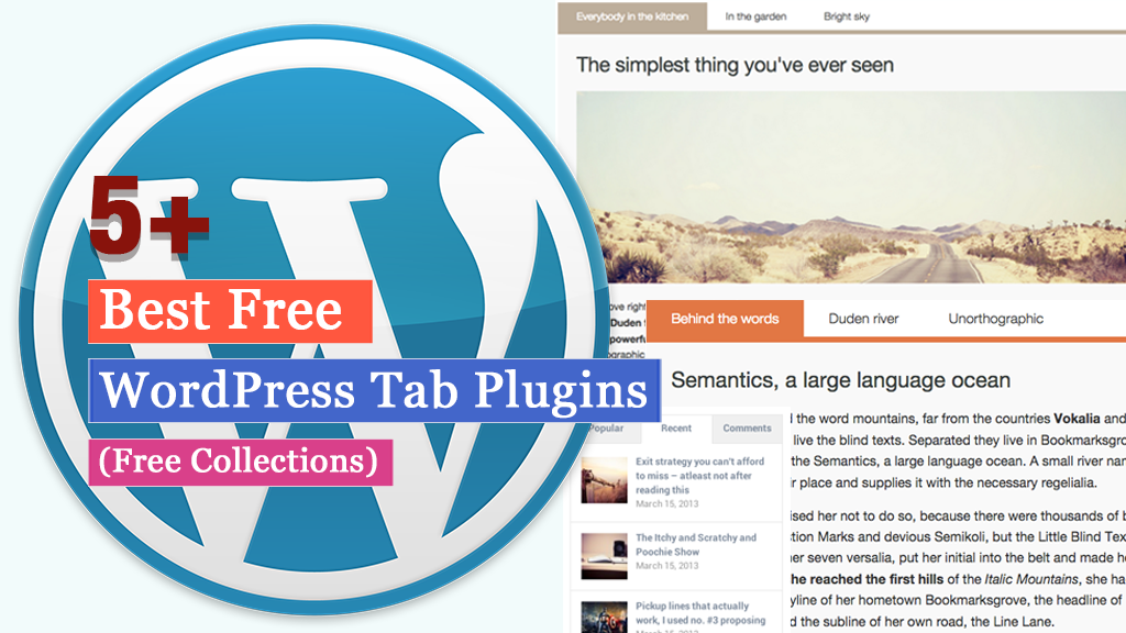 Best Free WordPress Tab Plugins