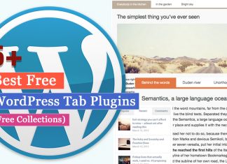 Best Free WordPress Tab Plugins
