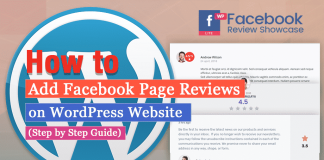 How to Showcase Facebook Page Reviews on WordPress Website? (Step by Step Guide)