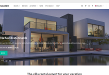 Villagio - Property Rental WordPress Theme