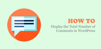 How to Display the Total Number of Comments in WordPress