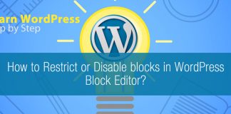 How to Restrict or Disable blocks in WordPress Block Editor