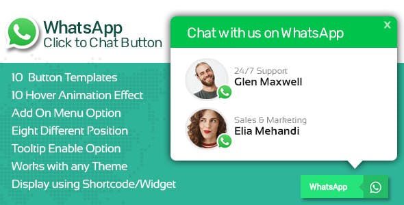 WP WhatsApp Button