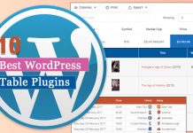 Best Table WordPress Plugins