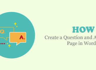 How to Create a Question and Answer Page on WordPress?