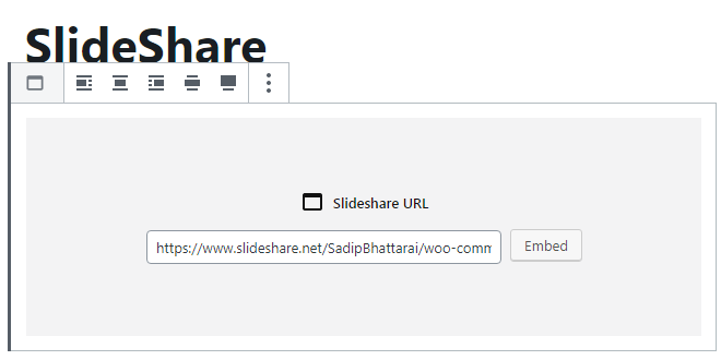SlideShare Block