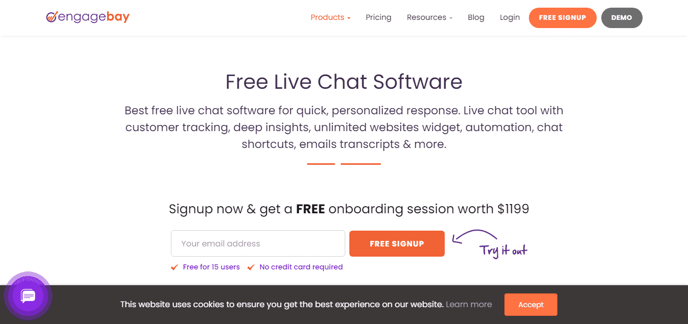 Engagebay Livechat Software Solutions