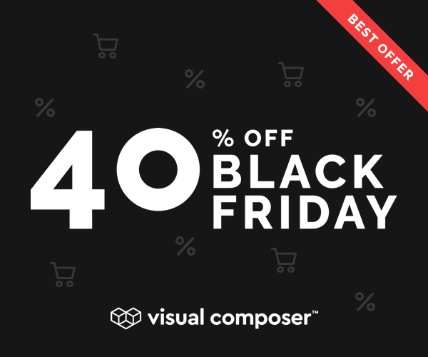 Visual Composer- Black Friday Deal 2019