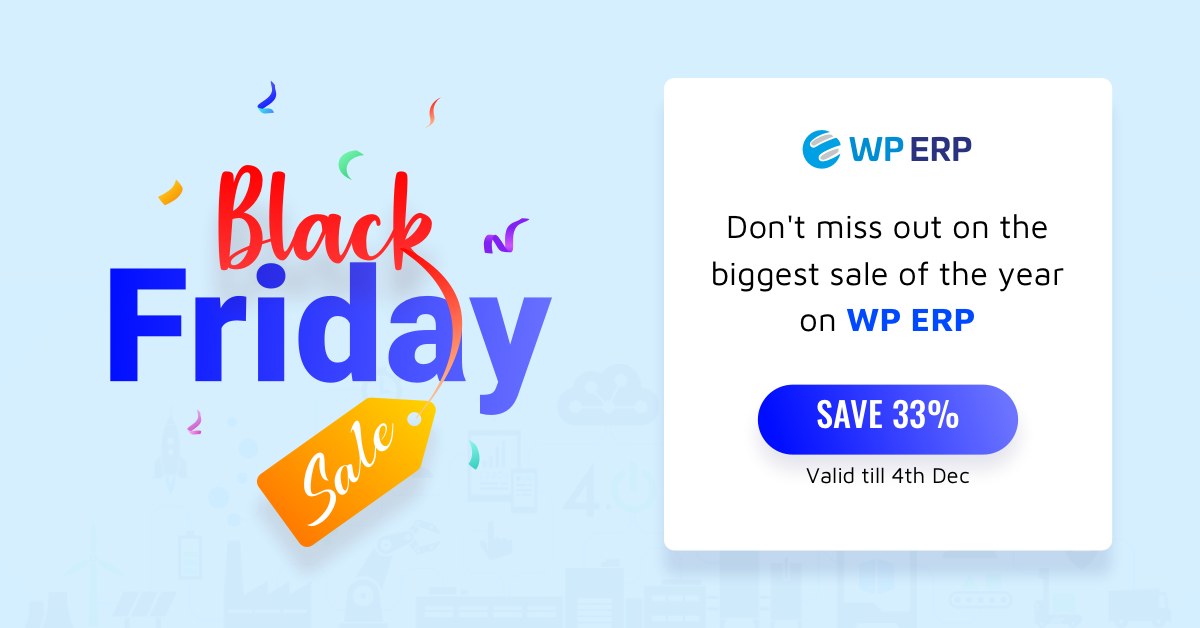 WP ERP - Black Friday Deal 2019