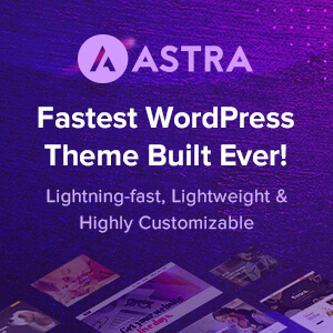 
Astra Best Multi-Purpose WordPress Theme
