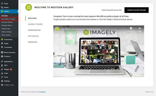NextGEN Gallery Add Gallery