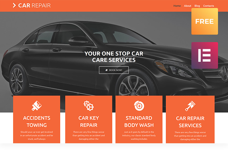 Car Repair - Elementor WordPress Theme