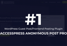 Frontend Post WordPress Plugin – AccessPress Anonymous Post