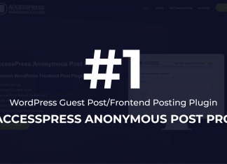Frontend Post WordPress Plugin – AccessPress Anonymous Post
