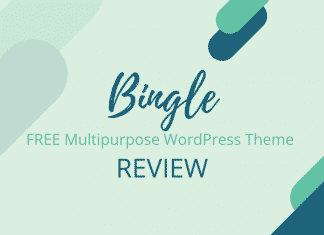 Bingle - Free Multipurpose WordPress Theme Review