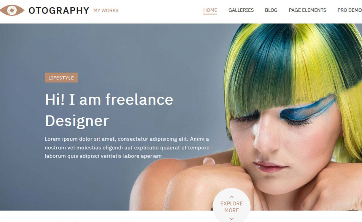 Otography Free WordPress Theme