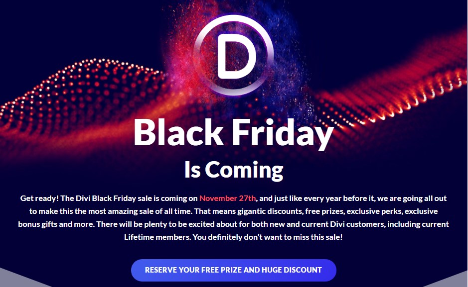 Elegant Themes - Best WordPress Deals for Black Friday and Cyber Monday 2020