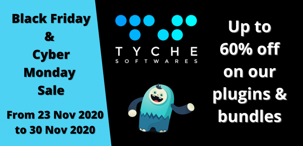 Tyche Softwares - Black Friday Cyber Monday Sale 2020