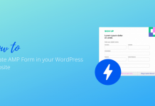 How to Create AMP Form in your WordPRess Website